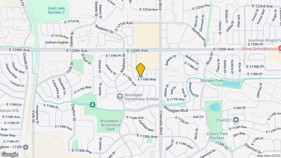 11803 Garfield Cir Map and Location Details