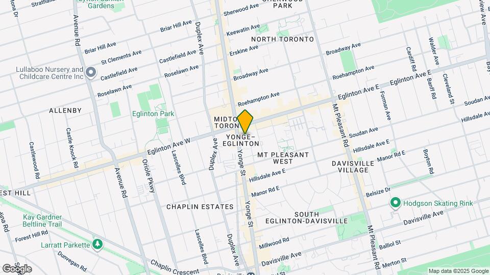 2221 Yonge St Map and Location Details