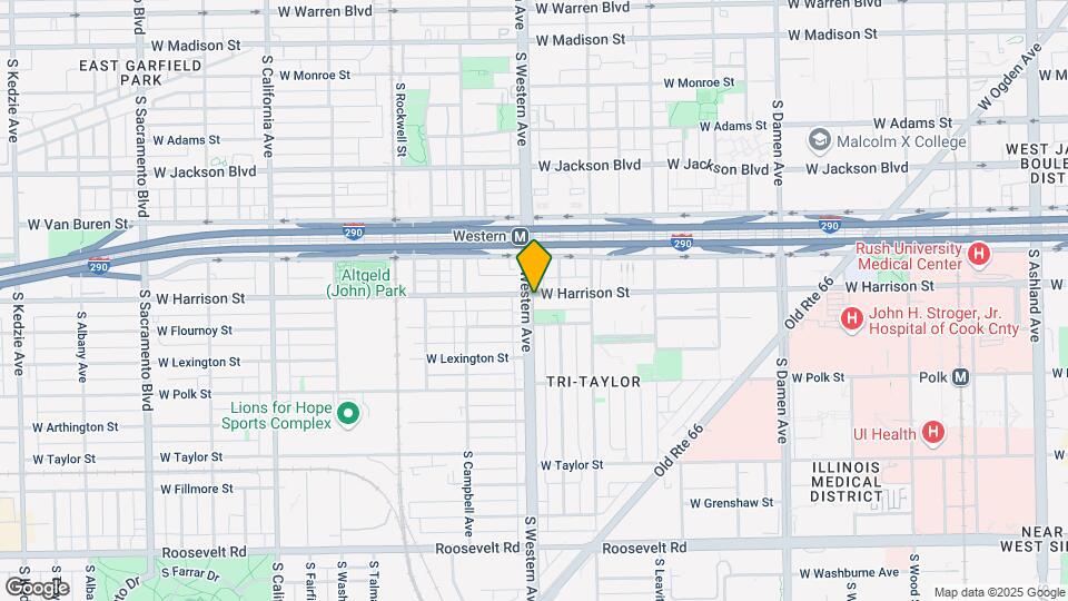 2355 W Harrison St Map and Location Details