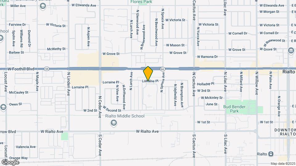 989 W Lorraine Pl Mapa y Detalles de la Ubicación