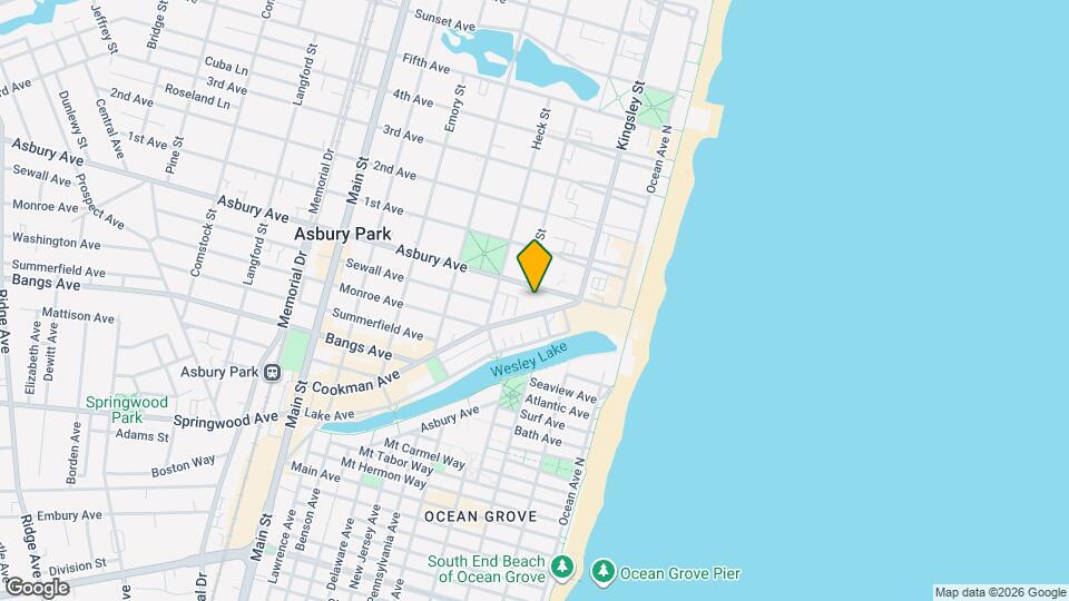 300 Asbury Ave Map and Location Details