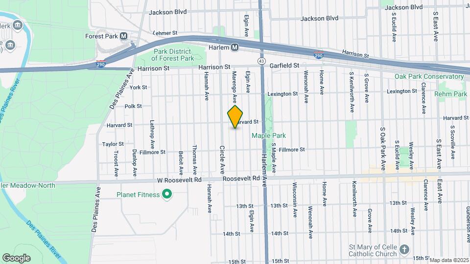 1029 Marengo Ave, Unit #1 Map and Location Details