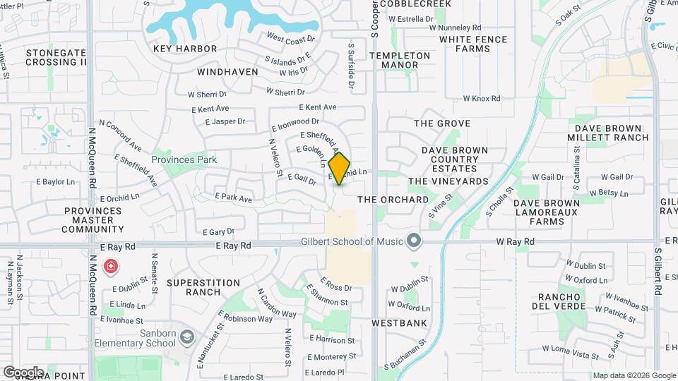 1126 N Melody Cir Map and Location Details
