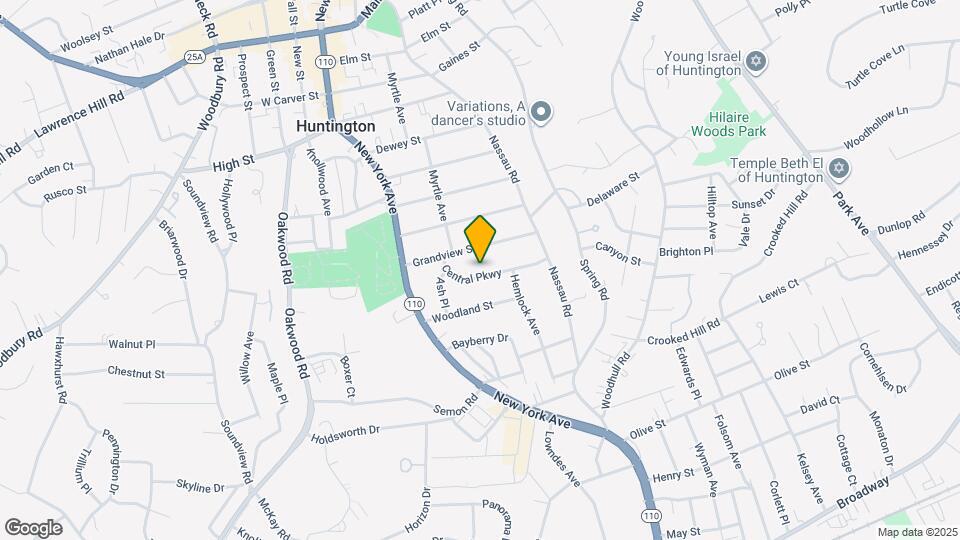 45 Central Pkwy Map and Location Details