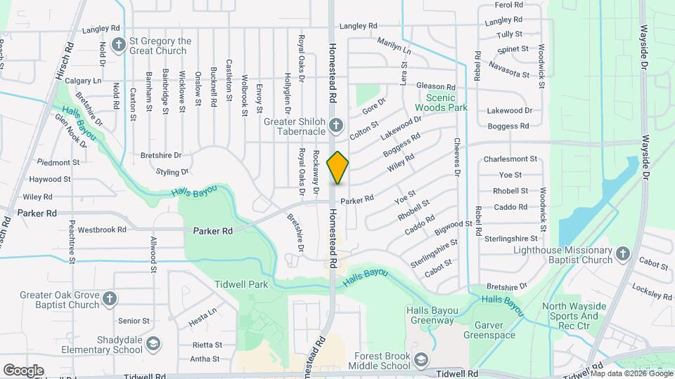10112 Homestead Rd Map and Location Details