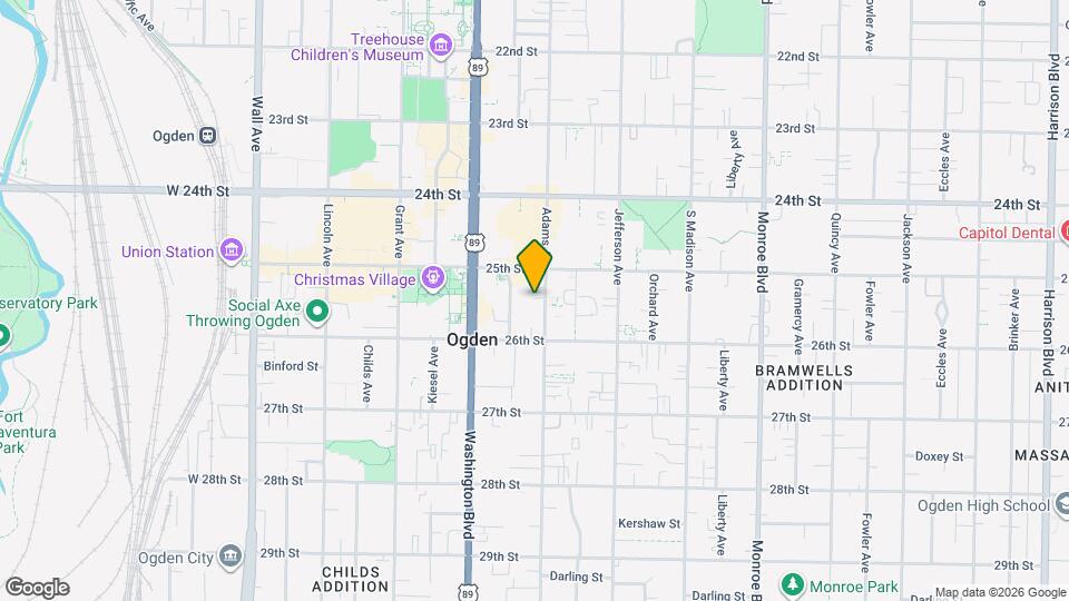2539 Adams Ave Map and Location Details