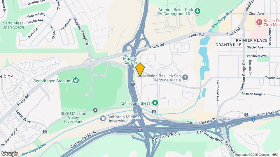 IMT Mission Valley Mapa y Detalles de la Ubicación