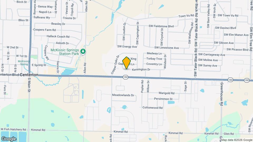 930 Kensington Dr Map and Location Details