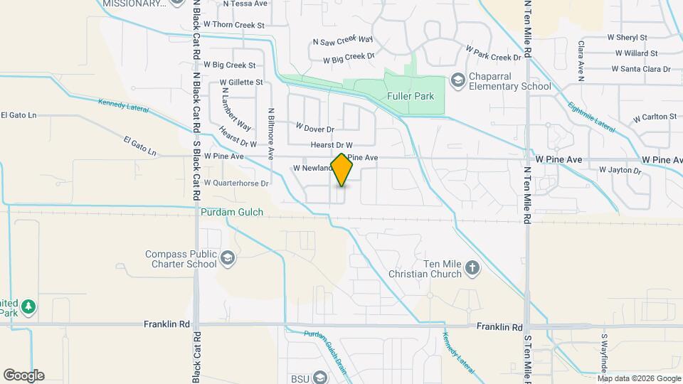 657 N Manship Ave Map and Location Details