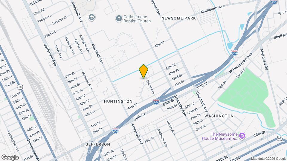 4329 Newsome Dr Map and Location Details