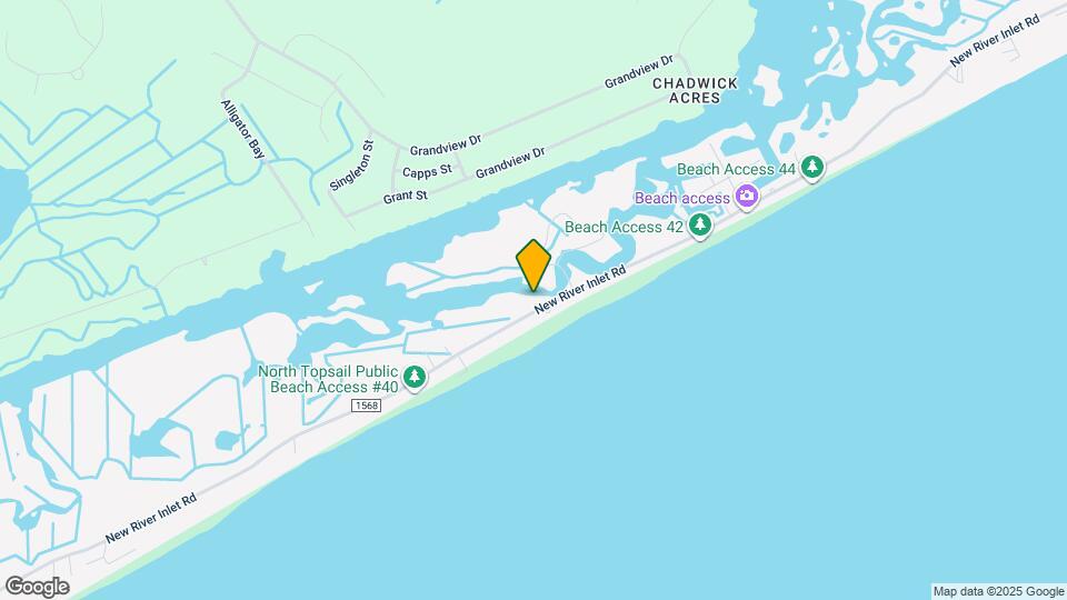 1413 New River Inlet Rd Map and Location Details