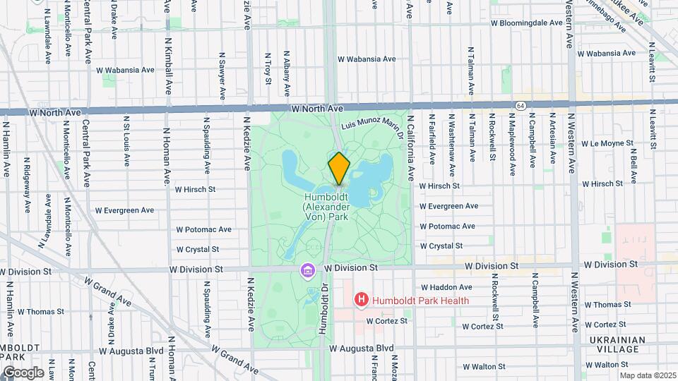 1742 N Humboldt Blvd Map and Location Details