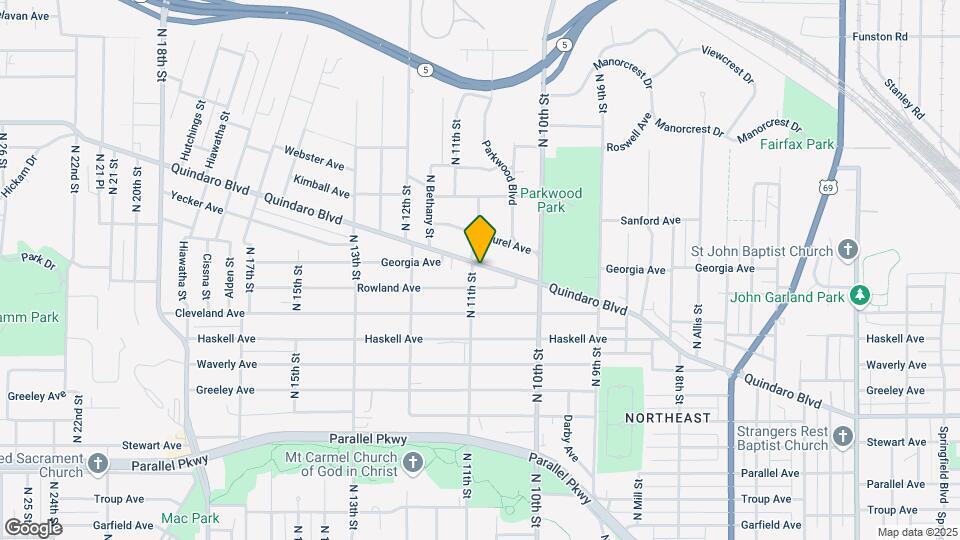 1053 Quindaro Blvd-Unit -2615 N 11th Street Map and Location Details