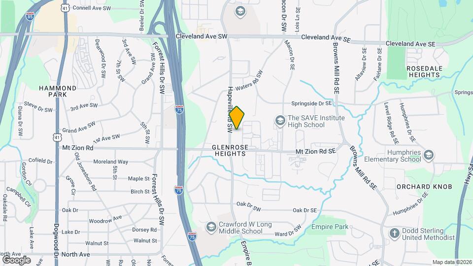 2954 Hapeville Rd SW Map and Location Details