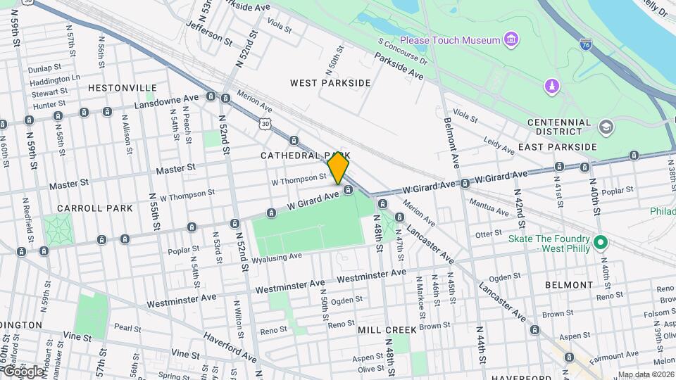 4911 W Girard Ave Mapa y Detalles de la Ubicación