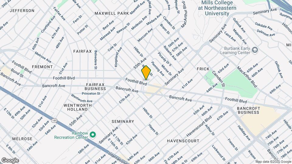 5760 Foothill Blvd Map and Location Details
