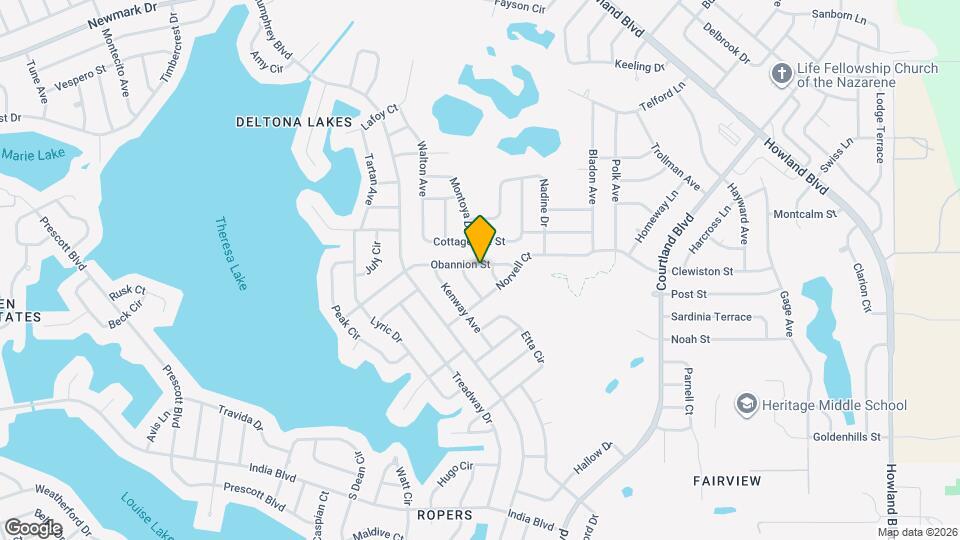 2955 Obannion St Mapa y Detalles de la Ubicación