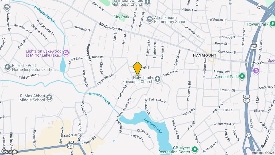 1920 Raeford Rd Map and Location Details