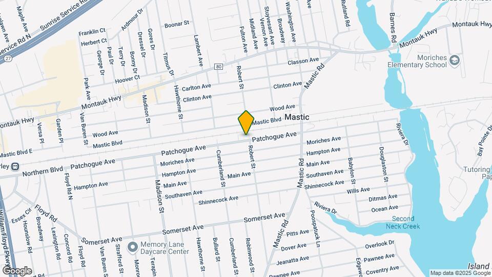 125 Patchogue Ave Mapa y Detalles de la Ubicación