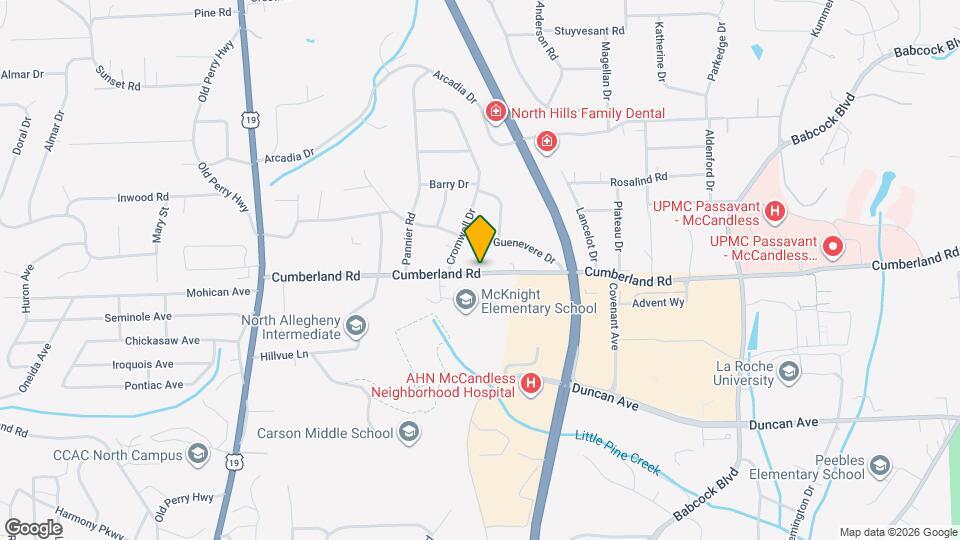 533-535-535 Cumberland Rd Map and Location Details