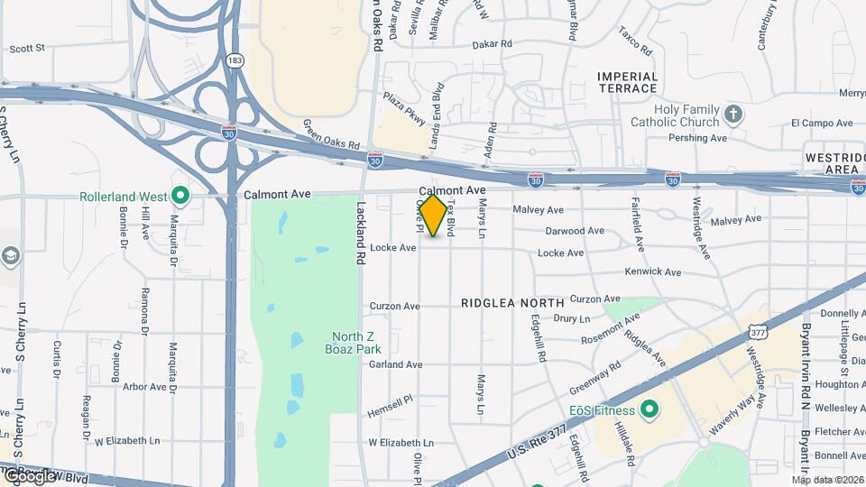 6612 Locke Ave Map and Location Details