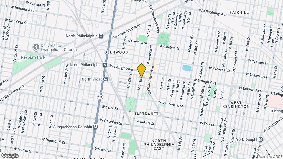 2617 N 11th St Map and Location Details