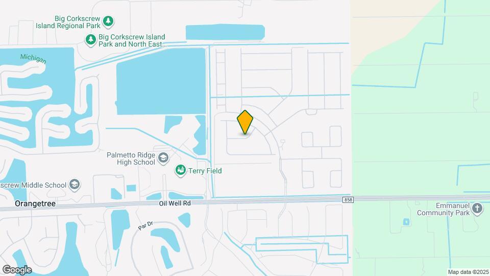 2061 Tamarron Ln Map and Location Details