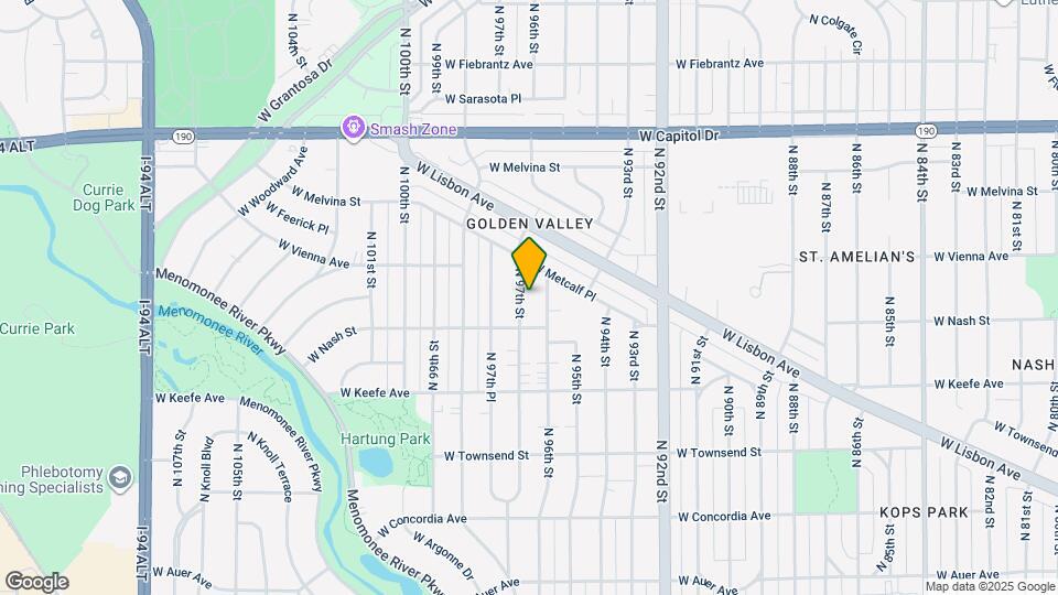 3734 N 97th St Map and Location Details