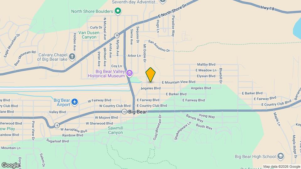 208 E Mountain View Blvd Map and Location Details