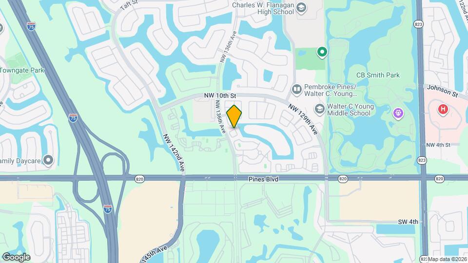 13540 NW 7th Ct Map and Location Details