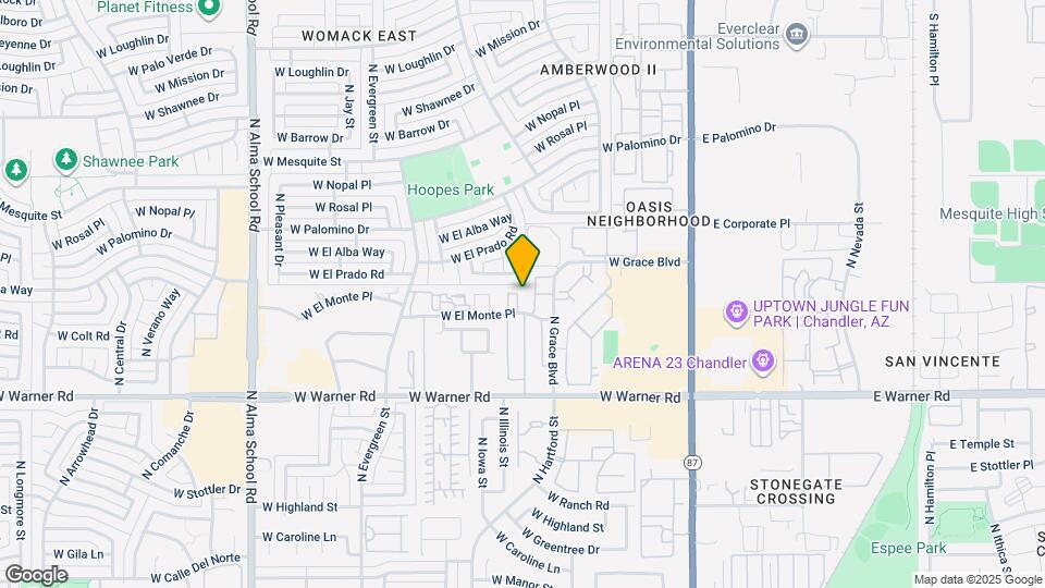 2197 N Arbor Ln Map and Location Details