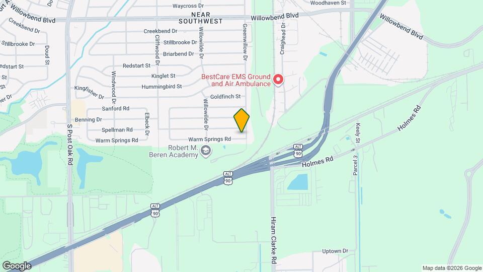 4306 Warm Springs Rd Map and Location Details