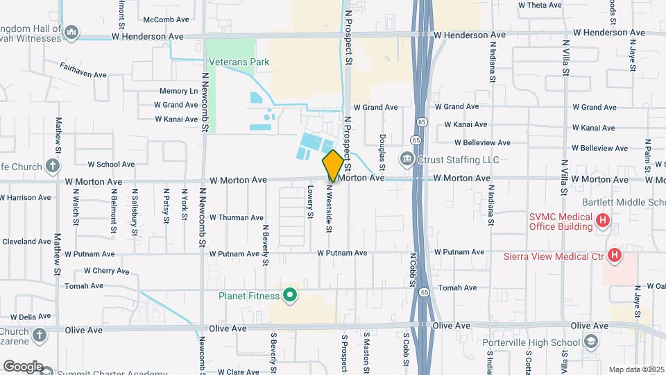 384 N Westside St Map and Location Details