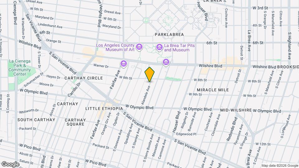 831 Alandele Ave, Unit 831 Map and Location Details