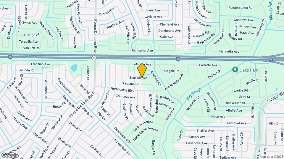6429 Starfish Ave Map and Location Details