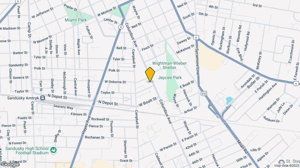 1517 Columbus Ave Mapa y Detalles de la Ubicación