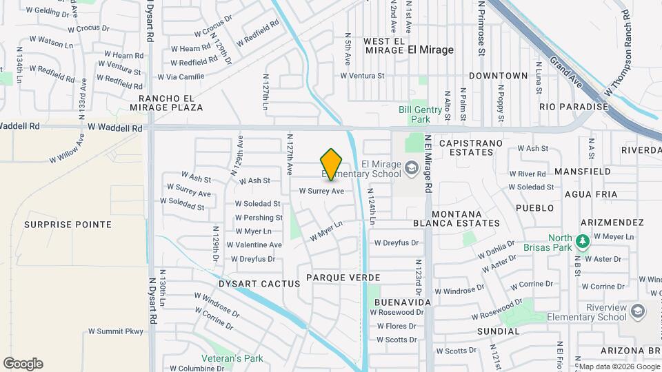12534 W Surrey Ave Mapa y Detalles de la Ubicación