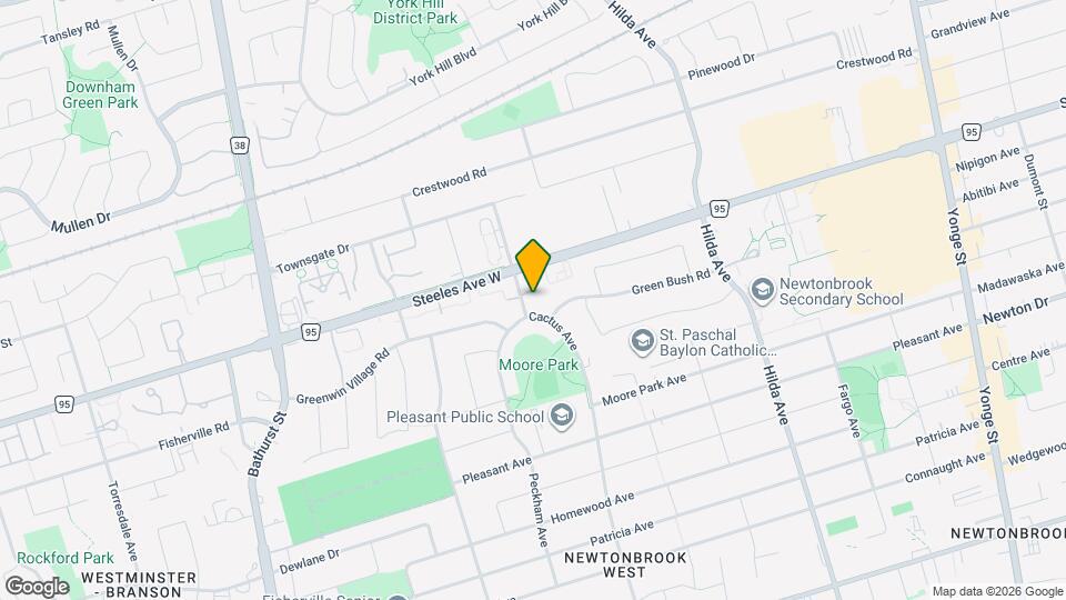 551 Steeles Ave W Map and Location Details