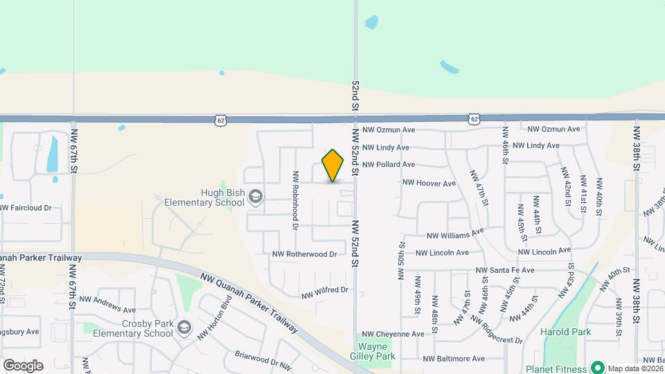 5216 NW Ashby Ave Map and Location Details