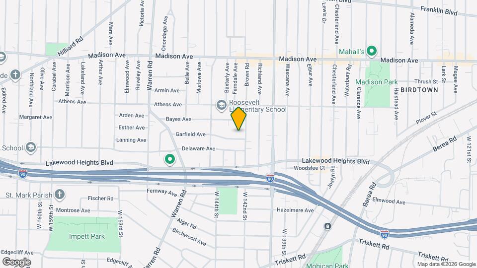 2176 Brown Rd, Unit Upper Mapa y Detalles de la Ubicación