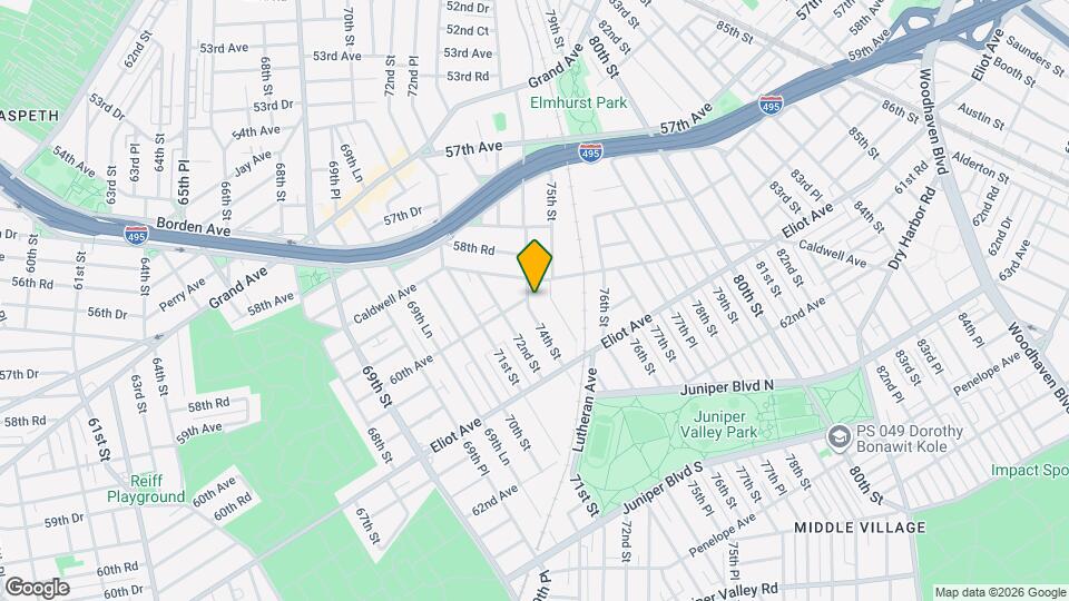 59-19 74th St Map and Location Details