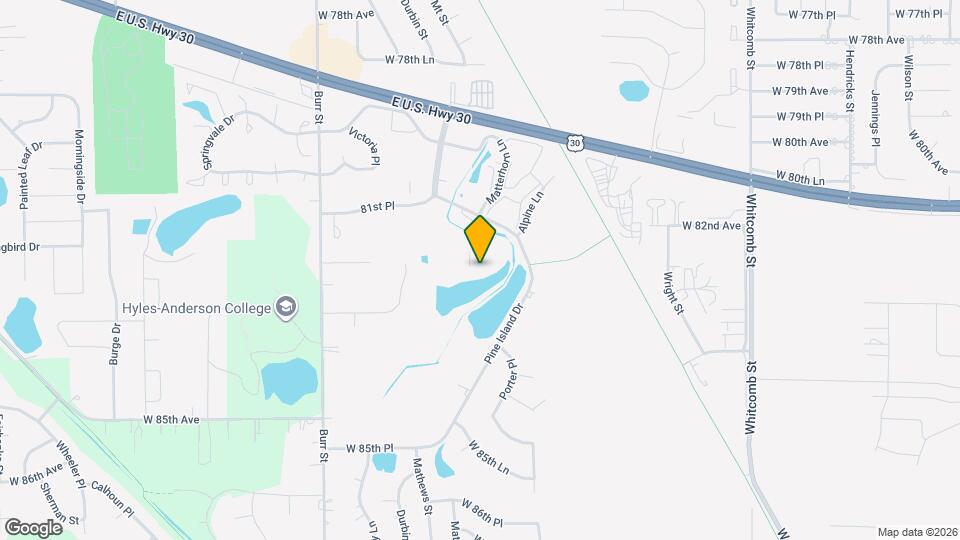 5033 W 82nd Ct Map and Location Details