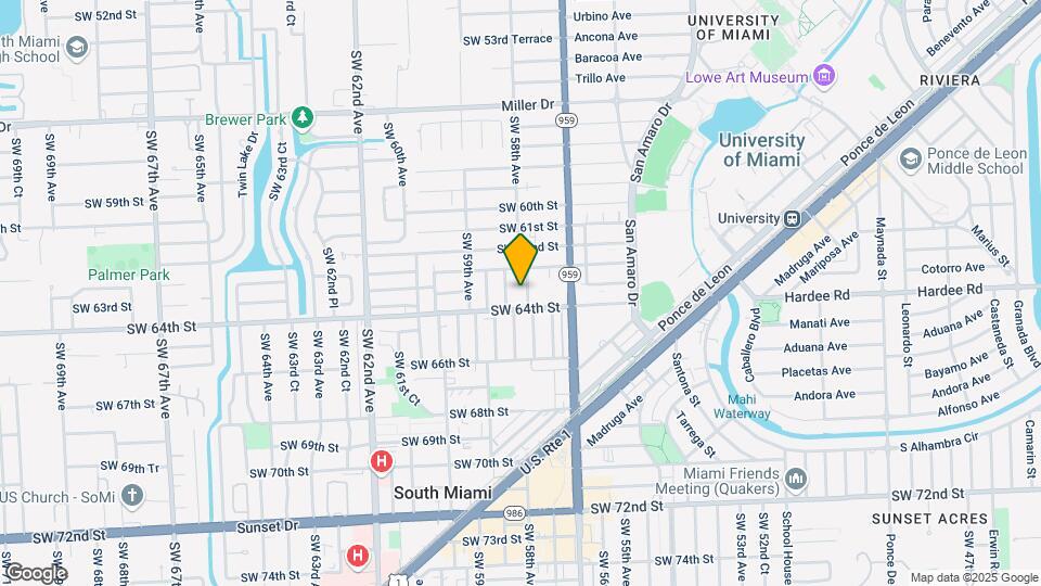 6304 SW 58th Ave Mapa y Detalles de la Ubicación
