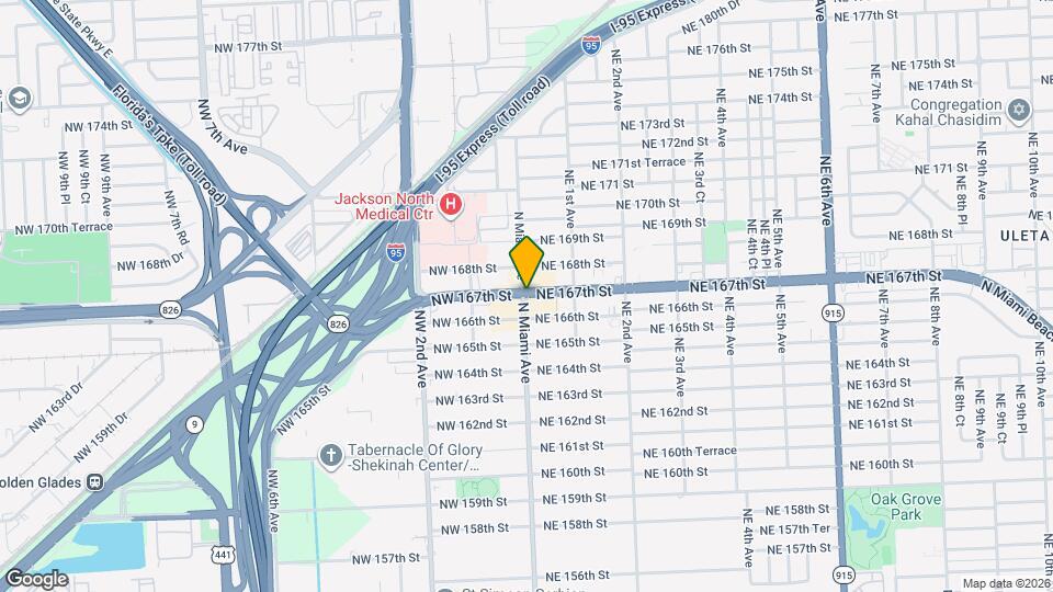 2064 NE 167th St Map and Location Details