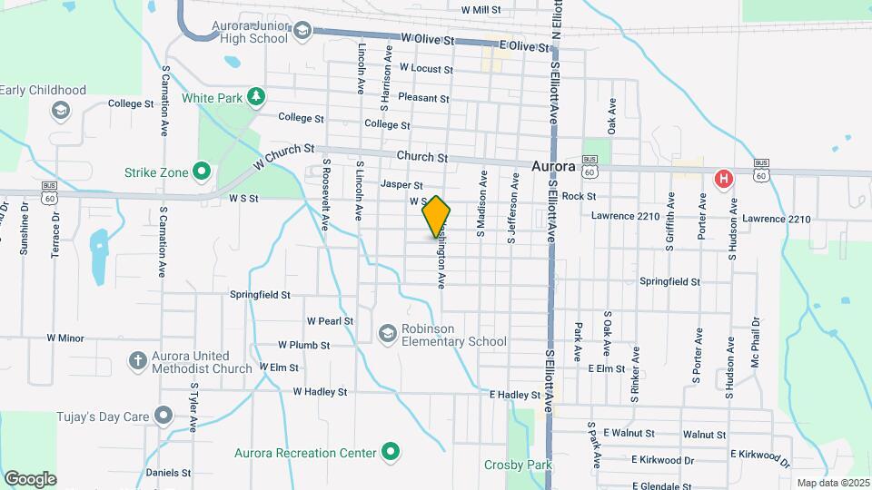 725 S Washington Ave Map and Location Details