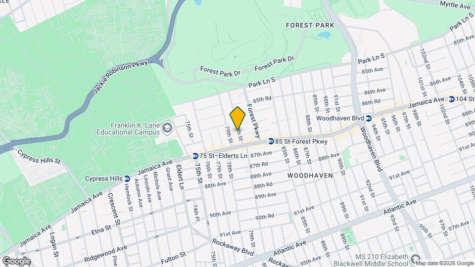 86-28-86-80 80th St Map and Location Details