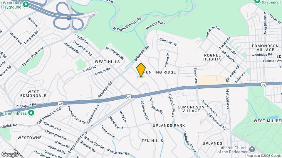 705 Nottingham Rd Map and Location Details