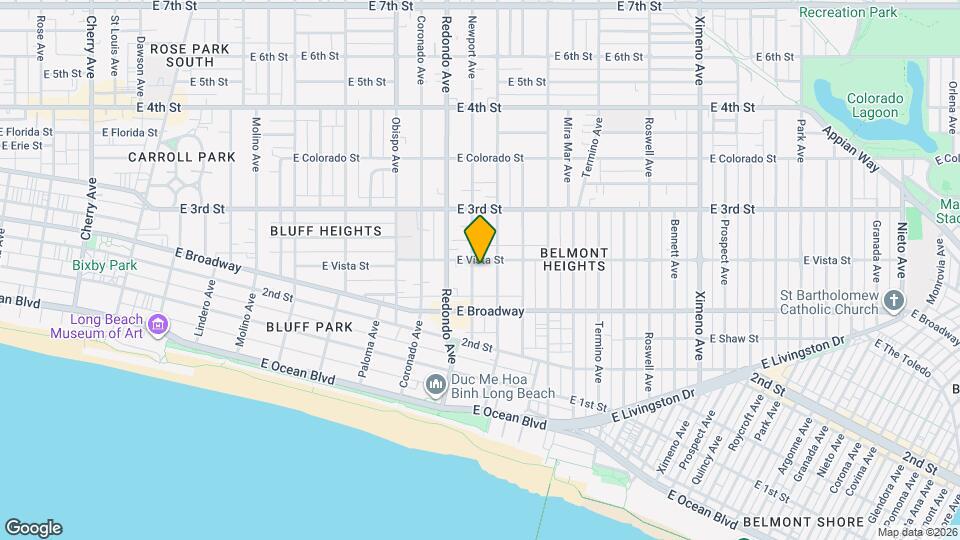 246 Newport Ave Map and Location Details