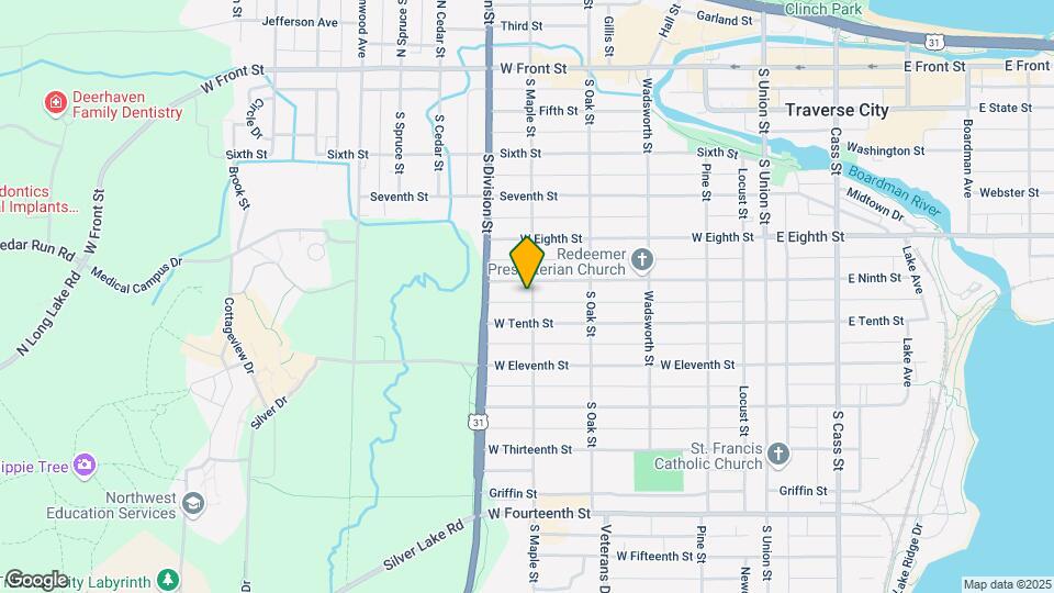 608 S Maple St Map and Location Details
