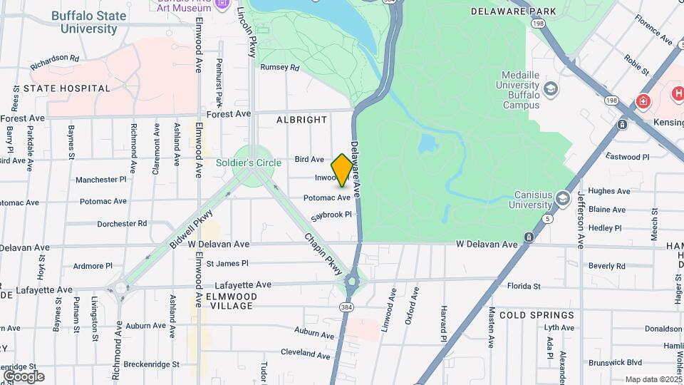 830 Potomac Ave Map and Location Details